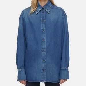 NWT - Closed boxy denim shirt, size S. Current style on Closed website: $415